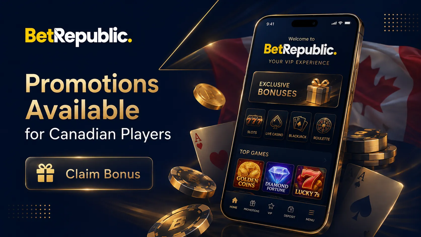 Bonuses and Promotions Available for Canadian Players